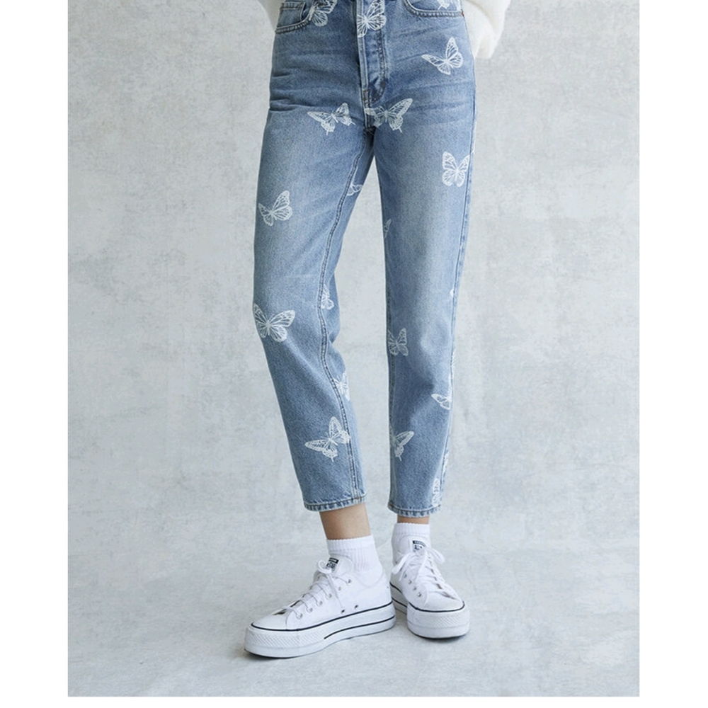 PacSun Butterfly Ultra High Waisted Slim Fit Jeans
